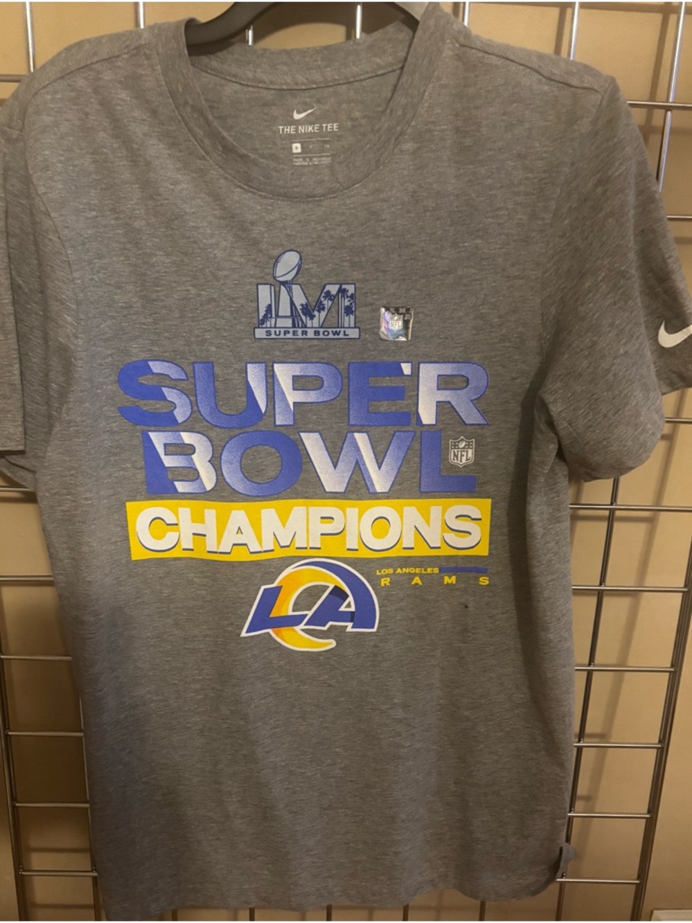 NWOT Super Bowl Los Angeles Ram NFL Football Graphic T-Shirt Sz S